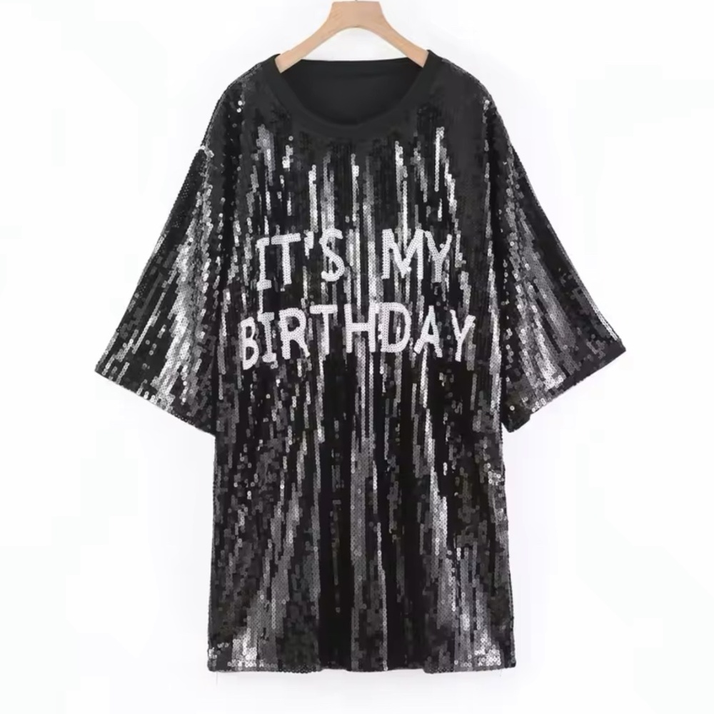 It's My Birthday Sequin Dress
